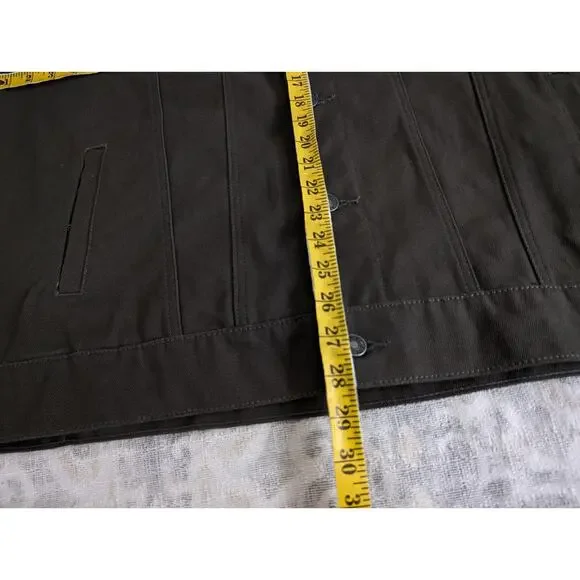 Line of Trade The Montana Canvas Trucker Jacket Ranger Green - Picture 13 of 15